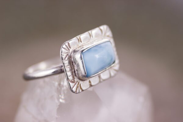 Larimar Silberring – Bild 2