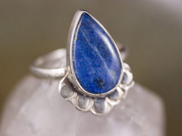 Lapislazuli Silberring